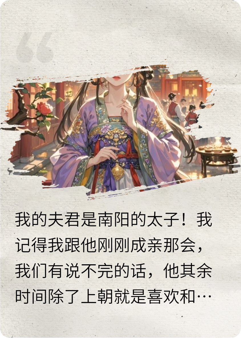 太子变心后，我毅然决然的抛下他回到现代