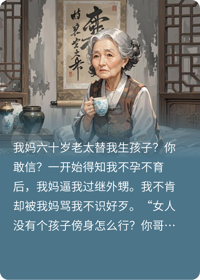 我妈六十岁了要生孩子