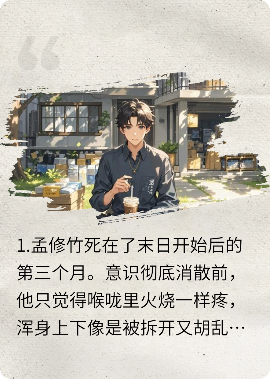 重生末日前，我把舍友带走藏起来了