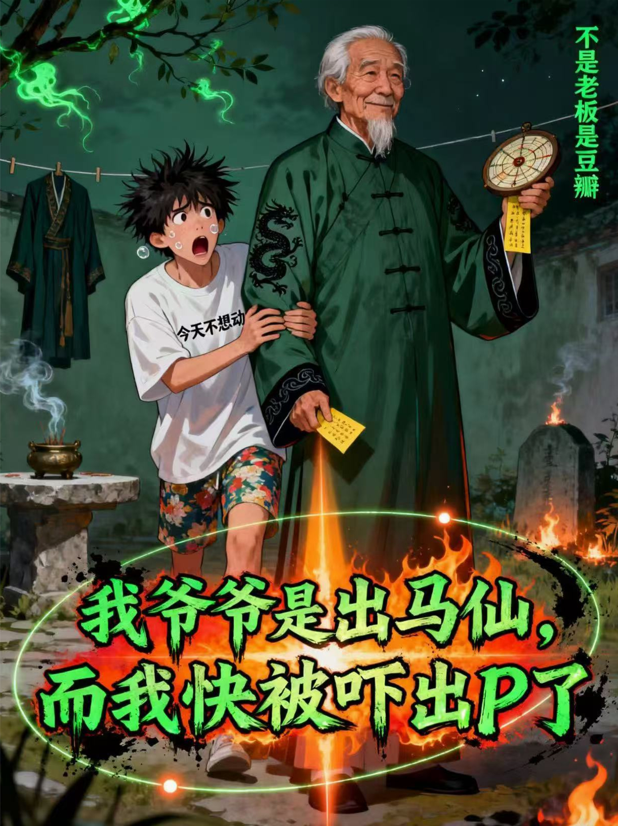 我爷爷是出马仙，而我快被吓出P了