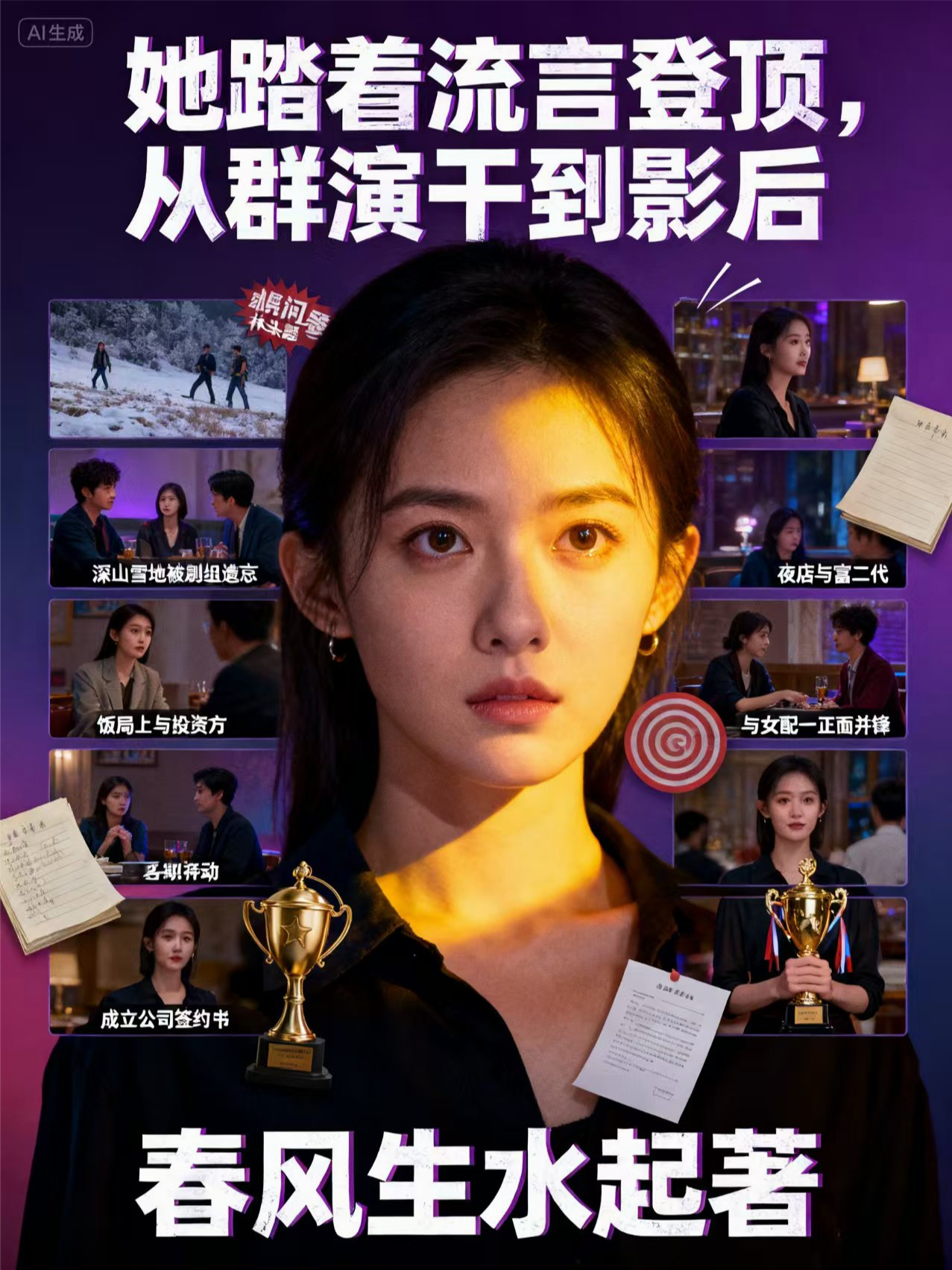 她踏着流言登顶从群演干到影后