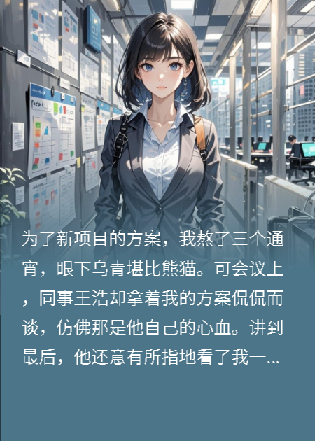 同事抢我方案还骂我，老板一句话让他滚蛋
