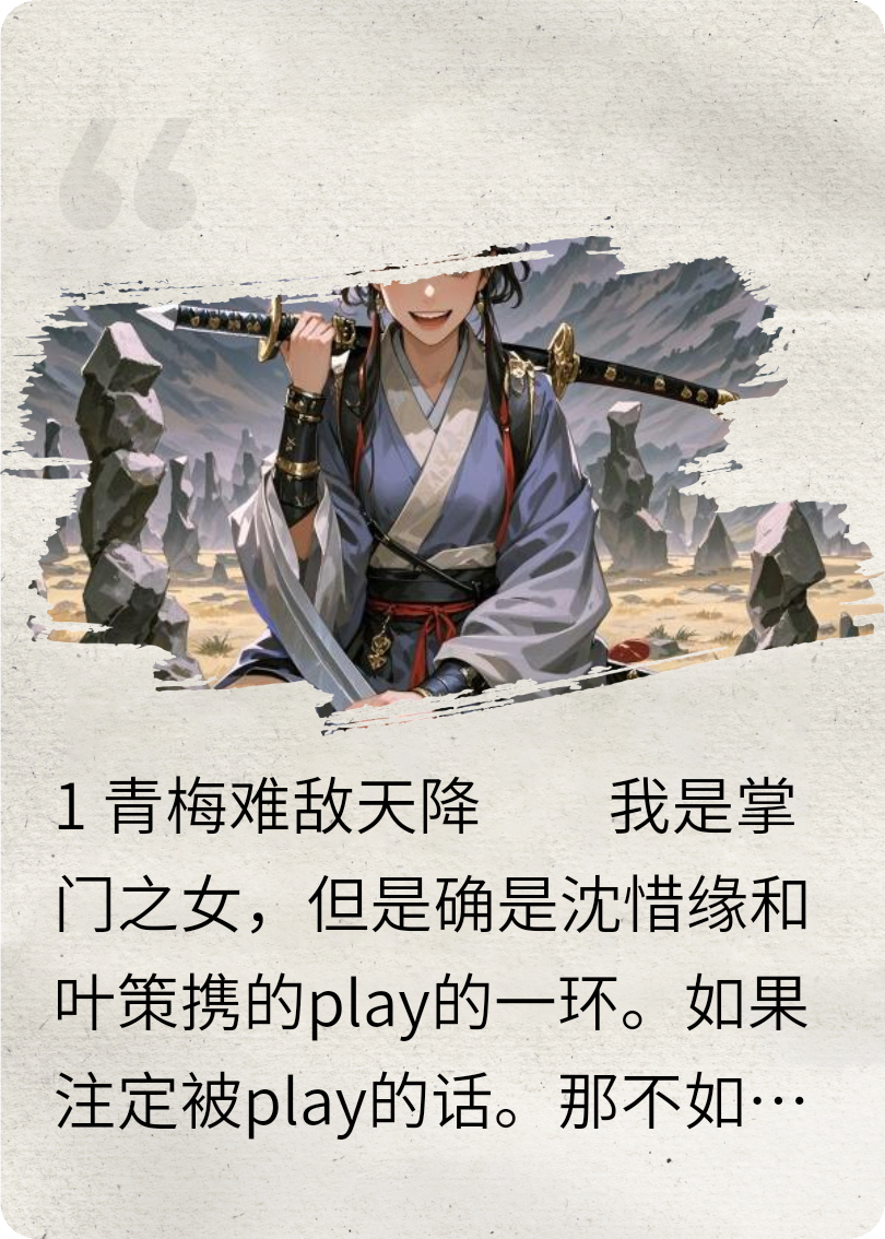 发现师兄奸情后，小师妹一心向道。