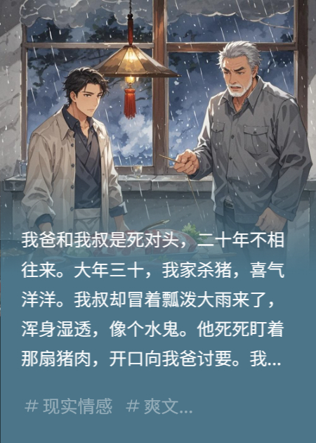 除夕讨肉：我叔一跪，我家炸了