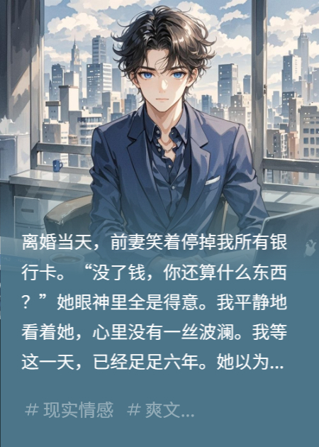离婚当天，她笑我穷困，我让她万劫不复