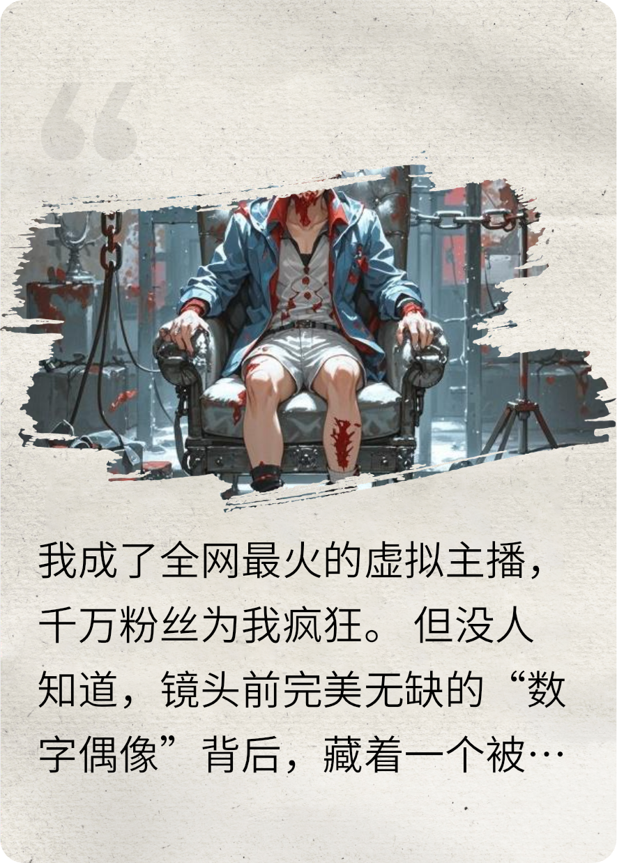 他用我的脸直播时，我正被锁在地下室