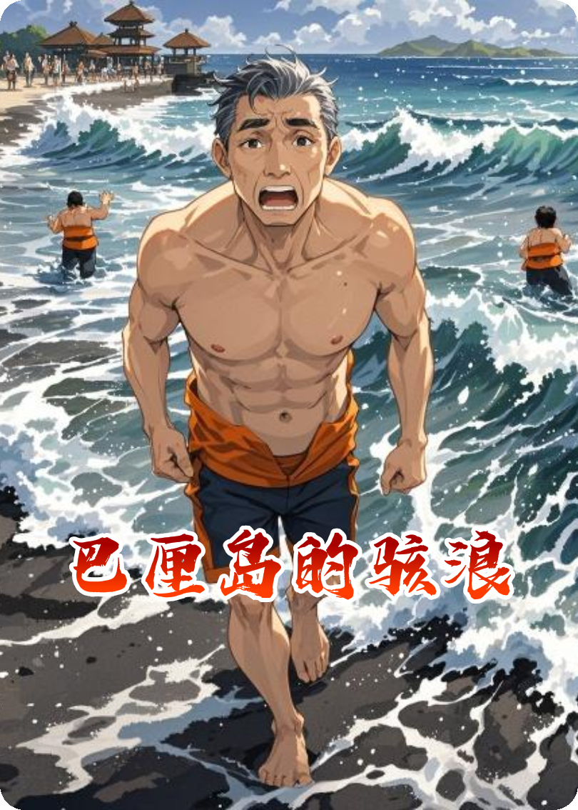 巴厘岛的骇浪