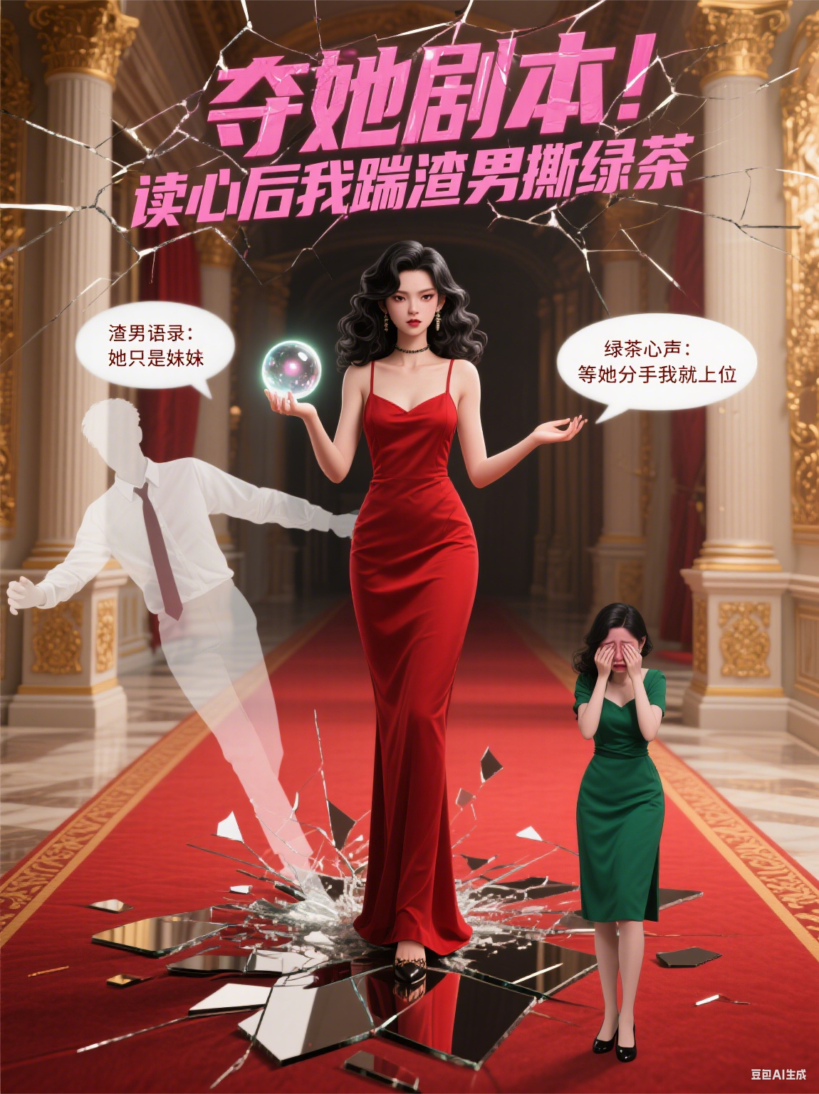 夺她剧本！读心后我踹渣男撕绿茶
