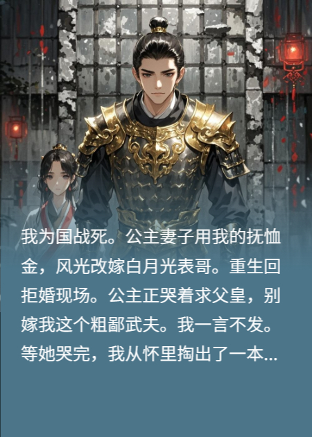 我战死，她穿嫁衣，重生后我当朝拒婚