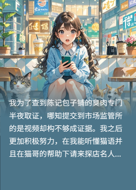 下班捡只猫，我靠它端了黑心包子铺
