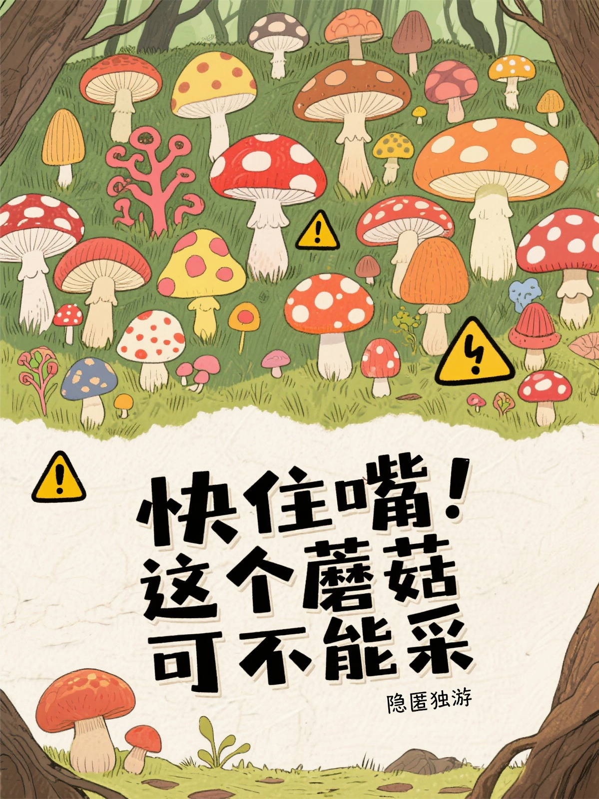 快住嘴！这个蘑菇可不能采