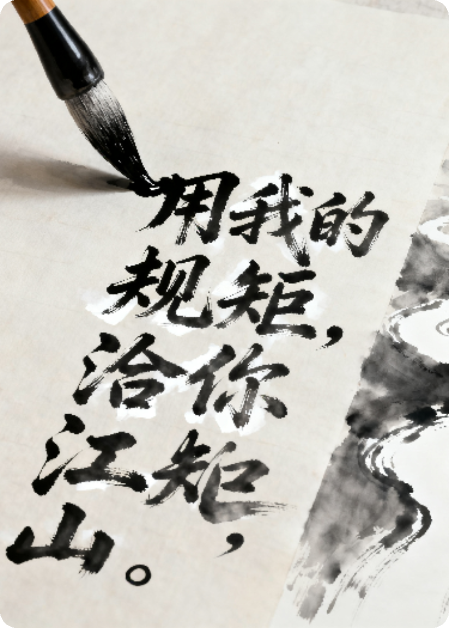 用我的规矩，治你的江山