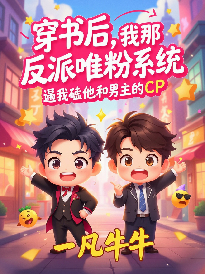 穿书后，我那反派唯粉系统逼我磕他和男主的CP