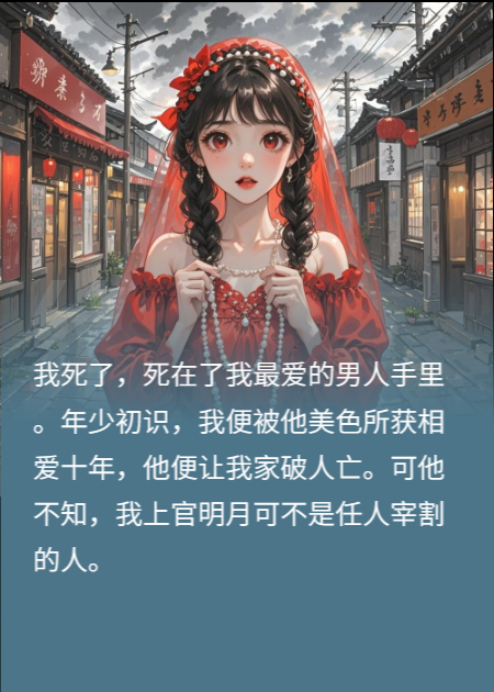 明月烬，西楼囚