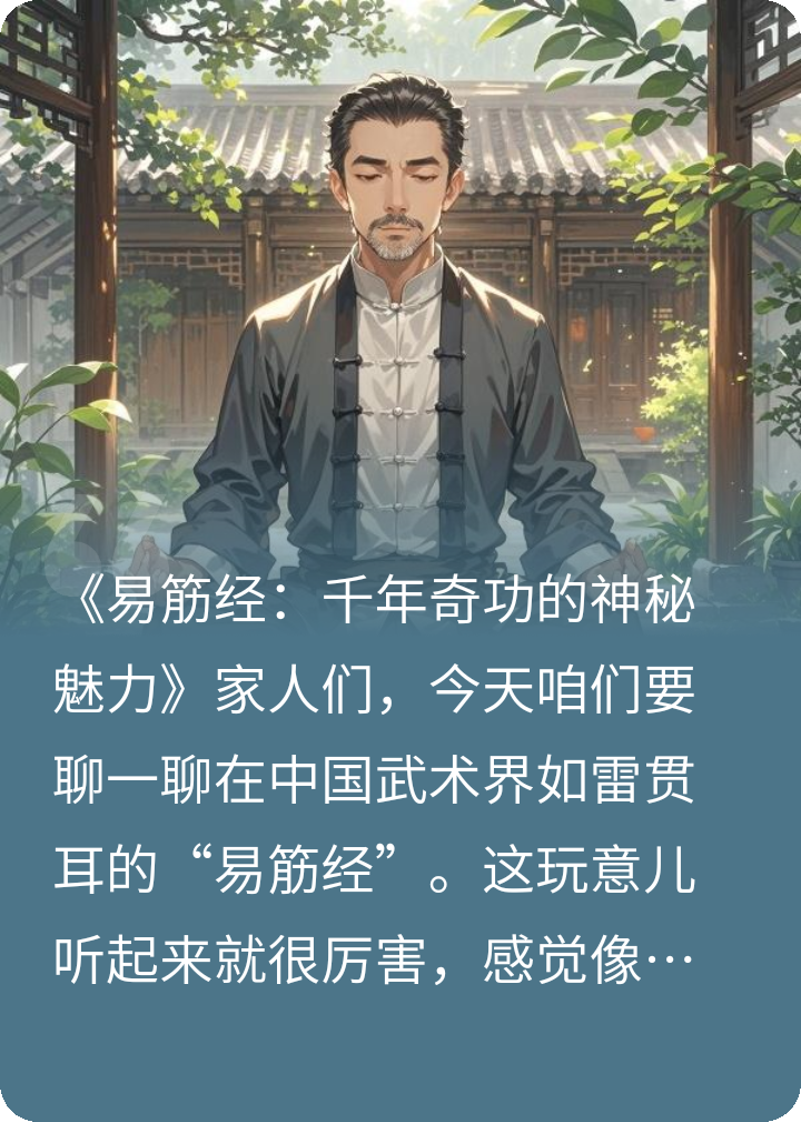 千年奇功易筋经