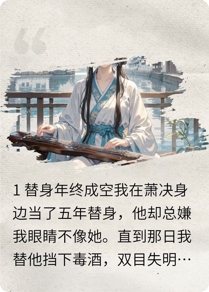 替身王妃为爱牺牲终成笑话