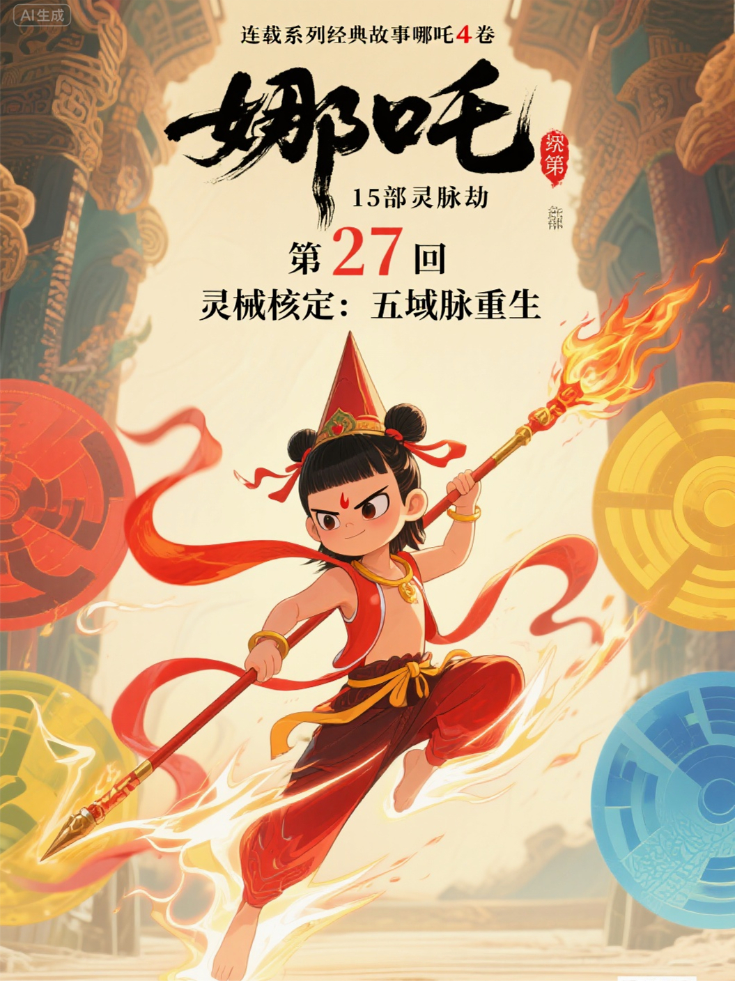 哪吒4卷第15部灵脉劫第27回灵械核定：五域脉重生