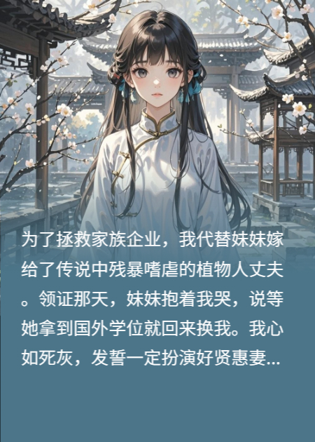 我唤醒植物人老公，妹妹却整容归来抢走一切