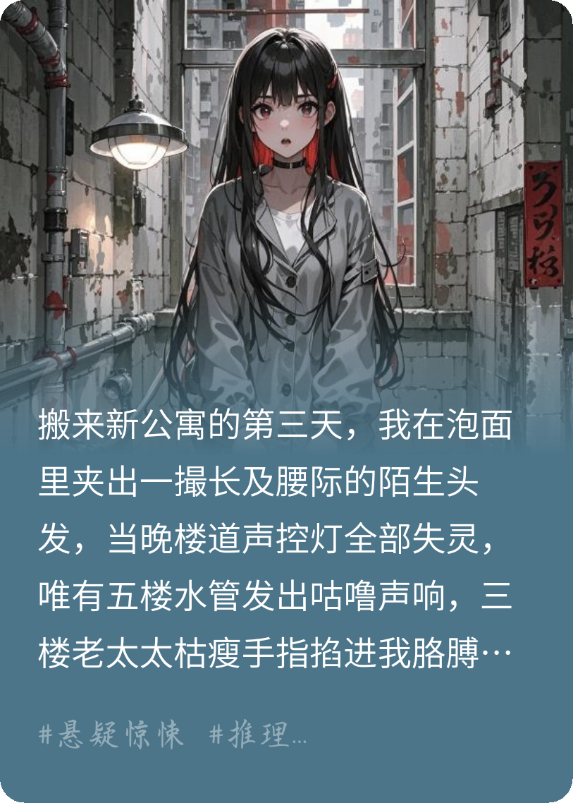 入住凶宅第五天，我的头发长到了腰际
