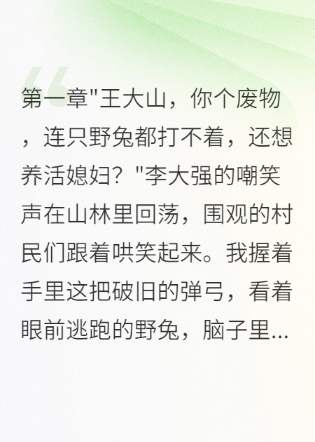 重生六零带着媳妇靠打猎赚千万