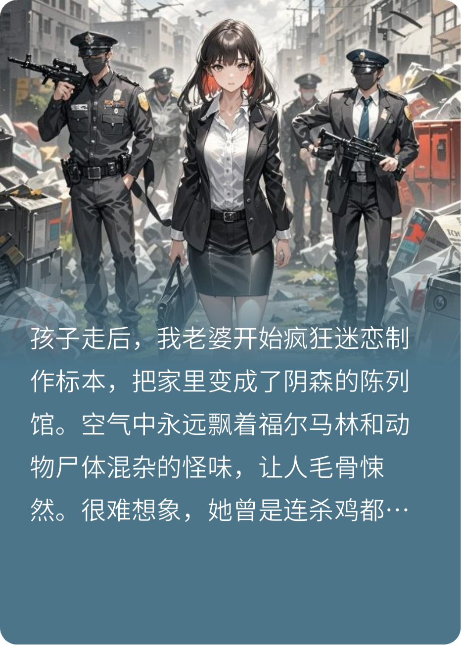 前妻用蝴蝶标本拼出离婚，我才知她身份滔天