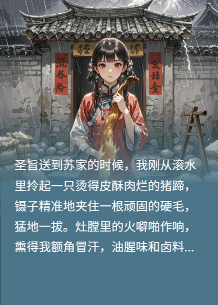 朝廷强制配婚后我嫁给了一根会说话的御膳房大火腿