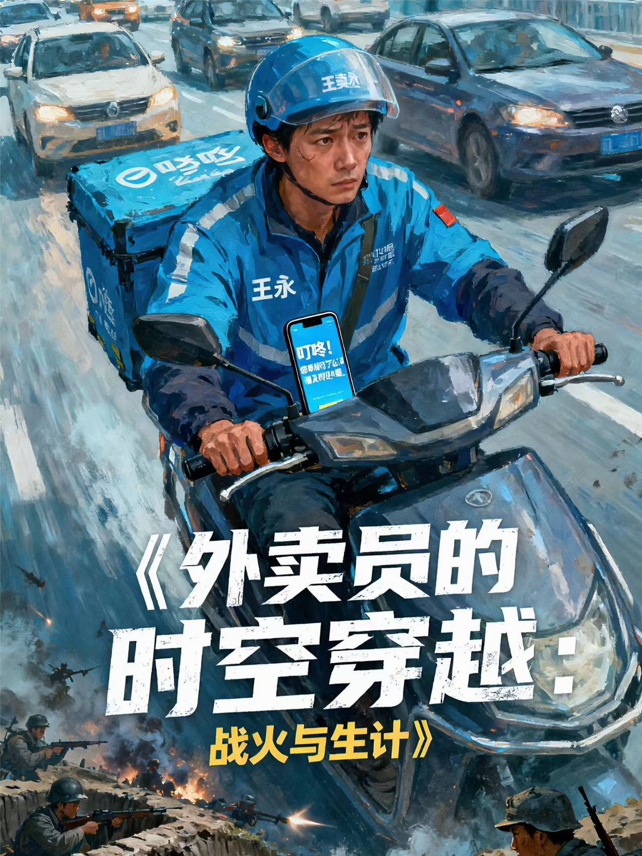 外卖员的时空穿越：战火与生计