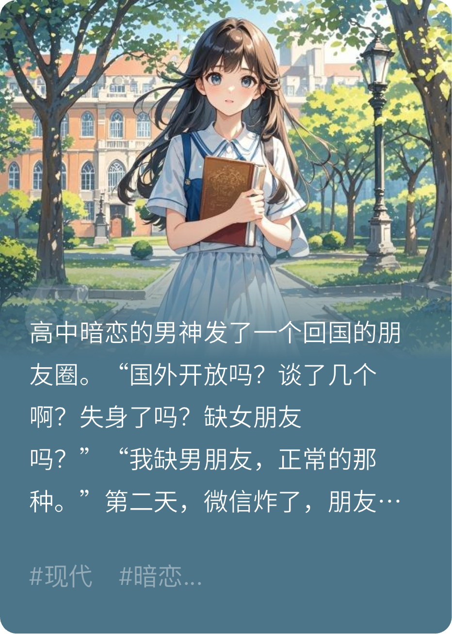 男神为我阴暗爬行数年