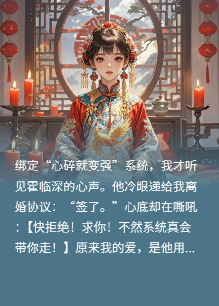 新婚夜读心：冷情老公跪求我别死！