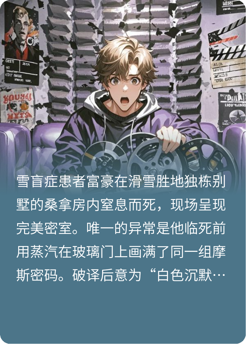 （全球谜案）雪盲症患者／倒带谋杀／最后的校对稿