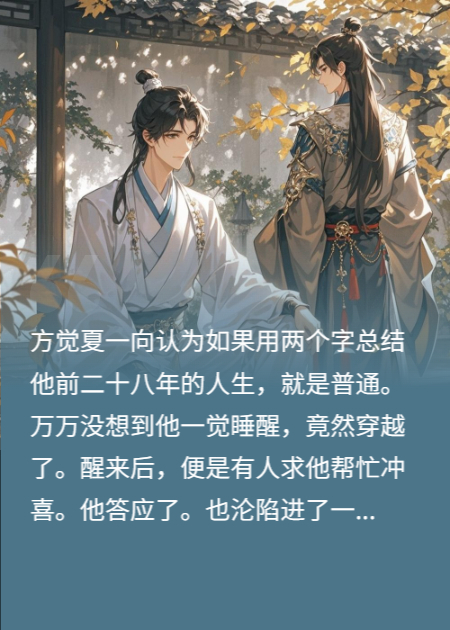 万万没想到他一觉睡醒，竟然穿越了