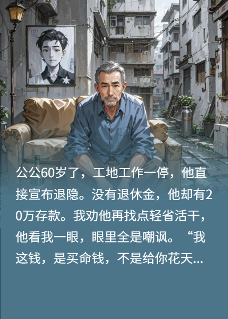 20万买命钱：公公只认死去的他！
