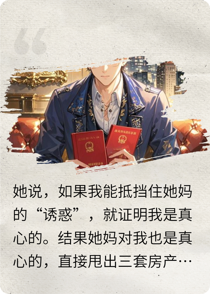 女友为了考验我，让她亲妈来追我