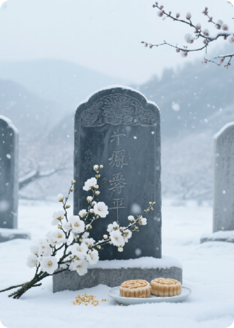 十年雪，一生念
