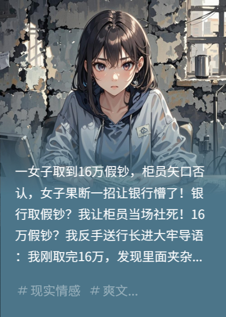 我取16万现假钞，柜员狡辩，我：果断放录音让其慌！
