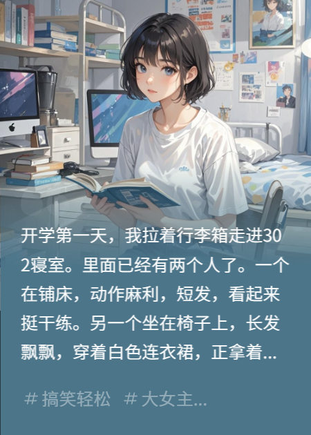 室友劝我大度，我让她去见大夫
