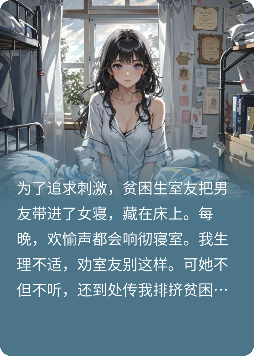 室友带男朋友进女寝后，我杀疯了