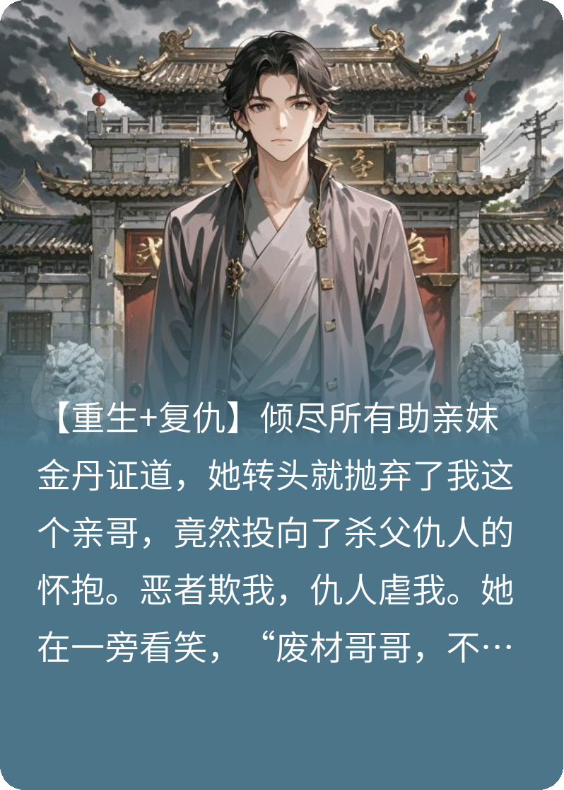 亲妹证道金丹，竟投向杀父仇人怀抱，转头就抛弃亲哥？