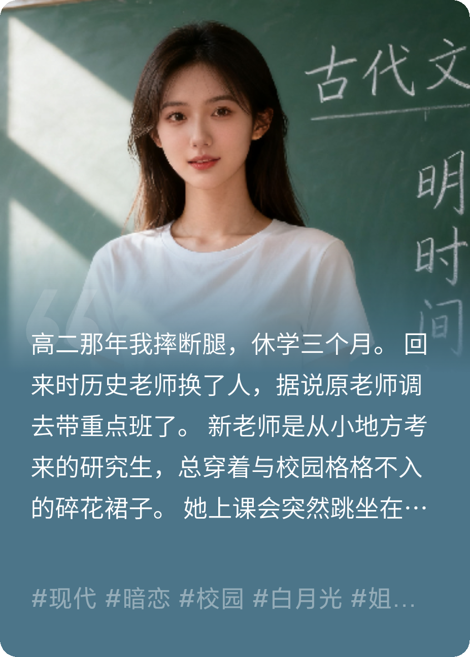全班都知道我历史好，只因美女老师多看我那半秒