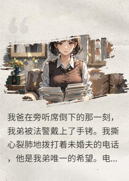 我爸庭审时猝死，律师未婚夫在陪白富美庆功