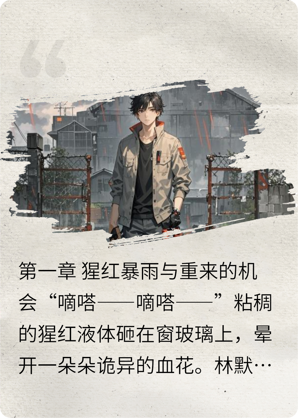 重生者的警告：三天后，红雨将淹没世界