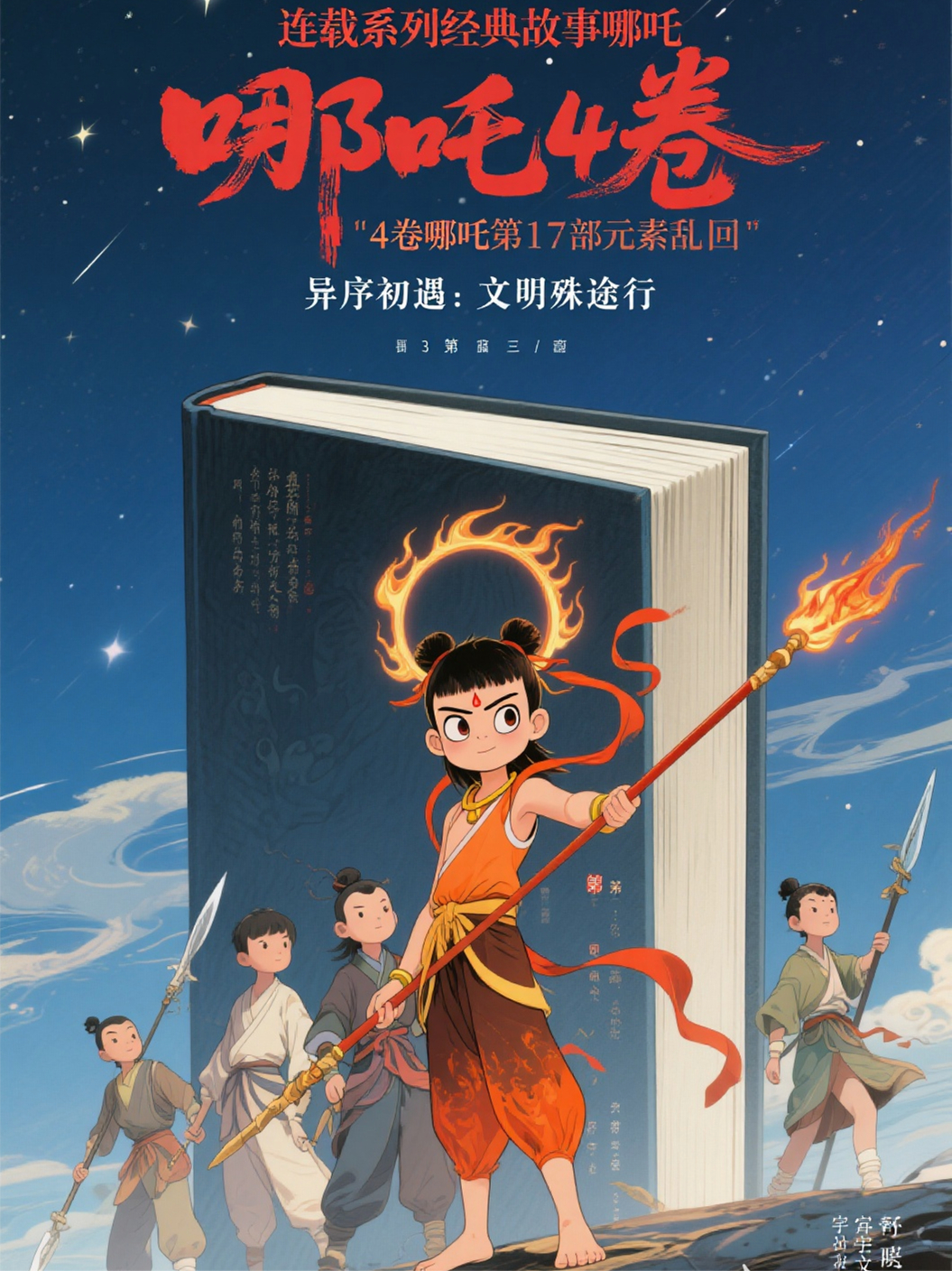哪吒4卷哪吒第17部元素乱第33回异序初遇：文明殊途行
