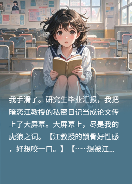 把暗恋日记当论文交了