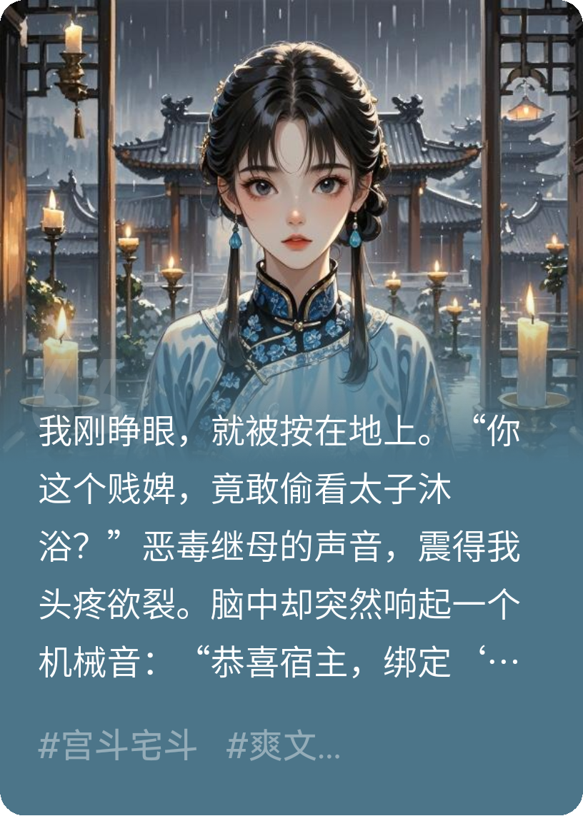 贱婢上位：毒杀情敌，太子跪求独宠