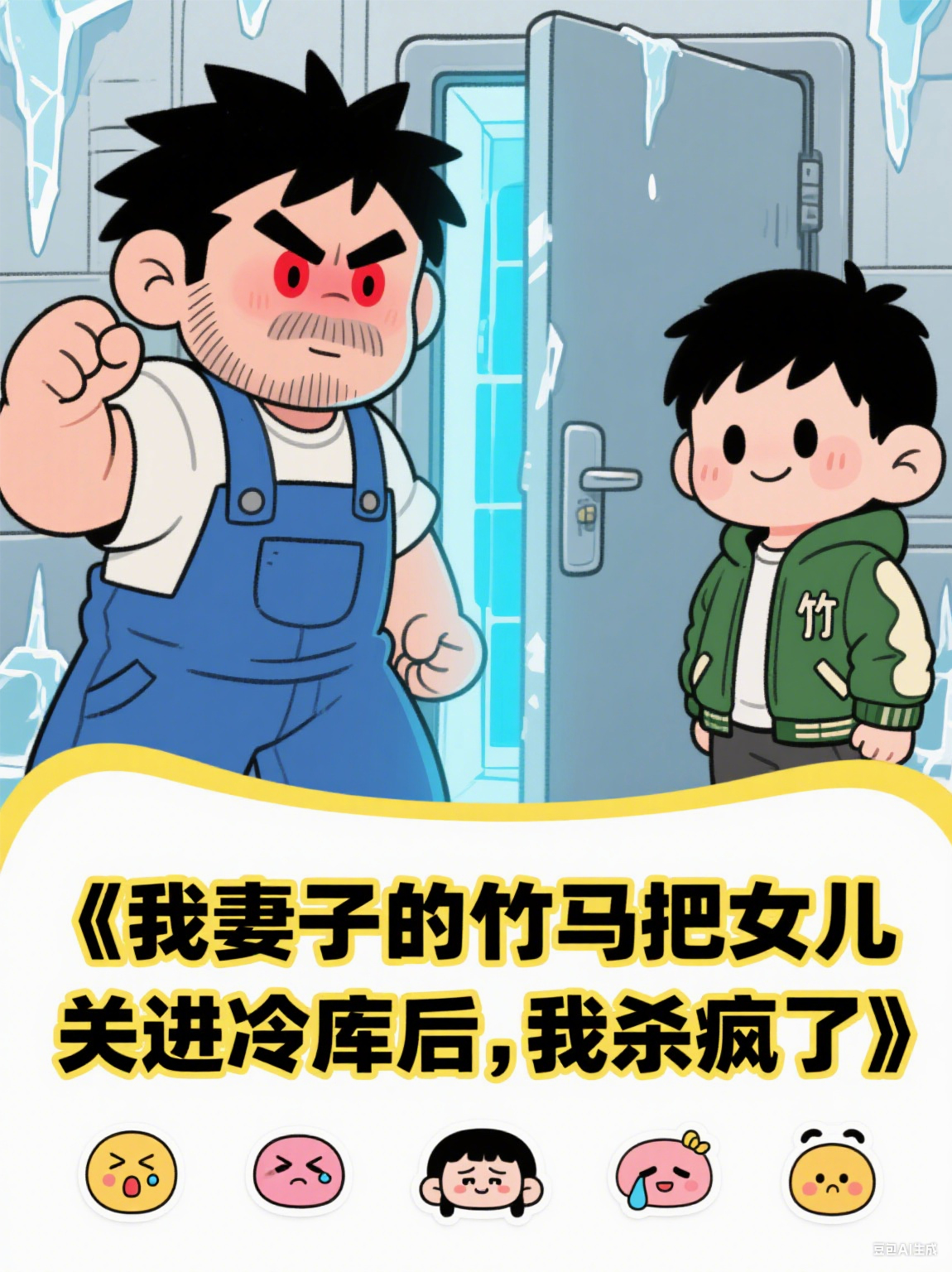 我妻子的竹马把女儿关进冷库后，我杀疯了