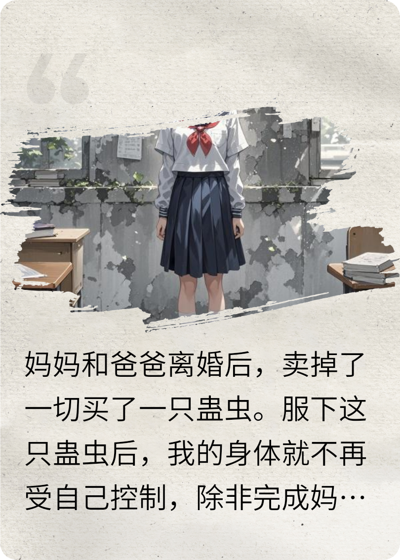 被妈妈用蛊虫控制的我，死在了高考前一晚
