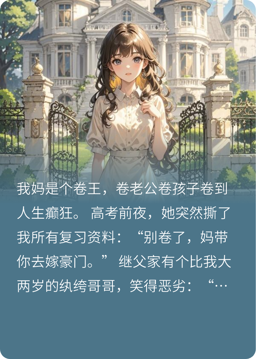 我妈带我改嫁豪门，直铺青云路