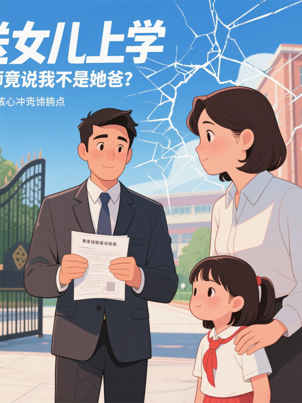 送女儿上学，老师竟说我不是她爸？