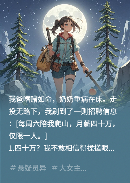 直播爬夜山，养鬼富豪跪着给我打钱！