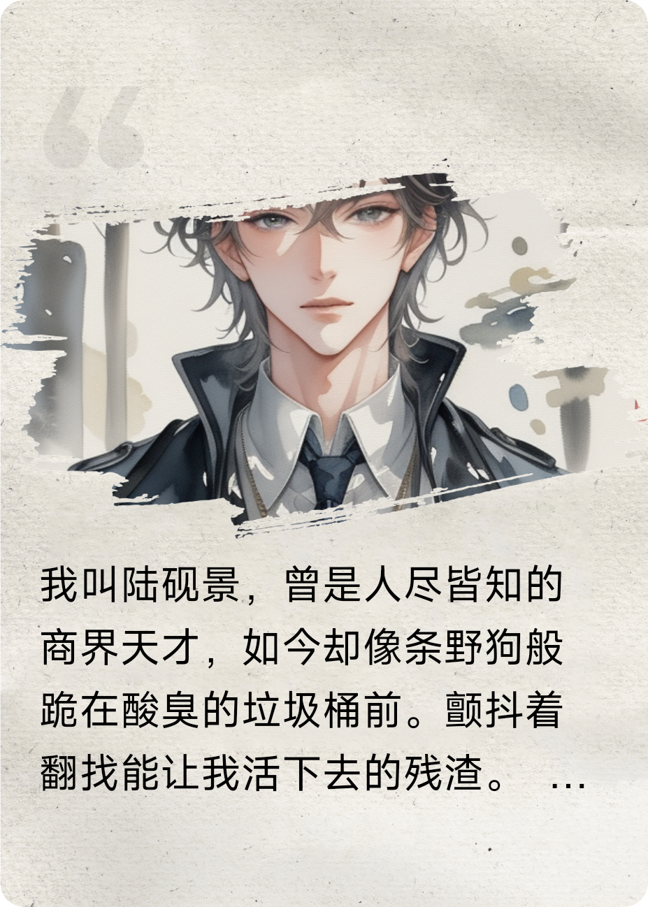破产后，联姻妻子在垃圾箱旁找到我